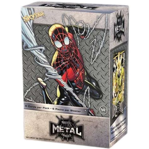 spiderman metal blaster box|skybox metal universe spider man palladium.